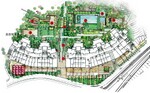 富力泉天下山顶公园样板房景观软装设计